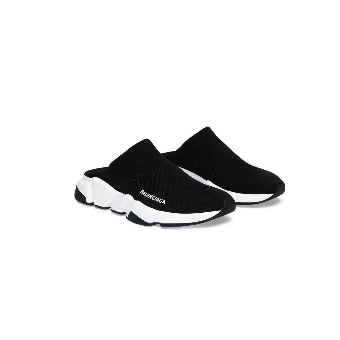 Women’s Speed Recycled Knit Mule in Black - Image 2